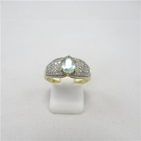 Paraiba Tourmaline & Diamond Dress Ring