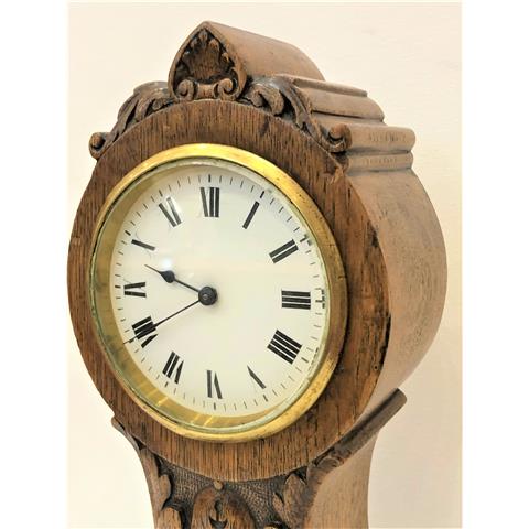 Edwardian Oak Cased Mantel Clock