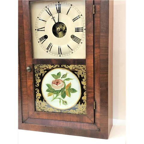 Victorian Miniature Mahogany Cased Shelf Clock