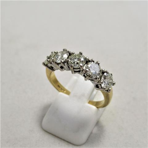 Diamond Five Stone Ring