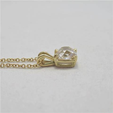 Diamond Pendant & Chain