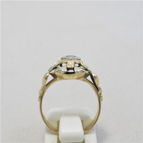 White Stone Dress Ring