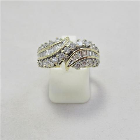 Diamond Cluster Dress Ring
