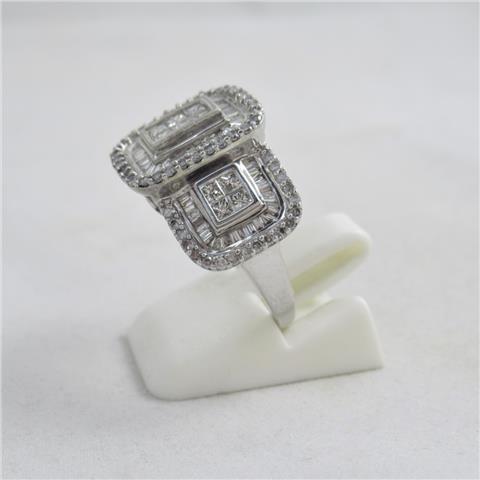 Diamond Cluster Dress Ring