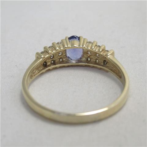 Diamond & Tanzanite Ring